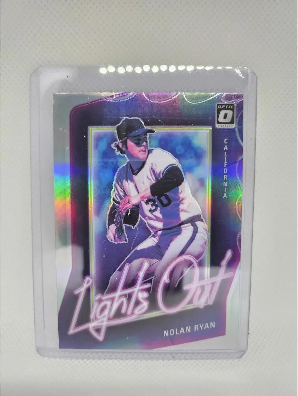 Nolan Ryan - 2021 Panini OPTIC Lights Out Insert - #LO-2 - Angels - RAW Mint